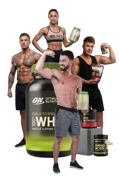Supplement Products with men and women image